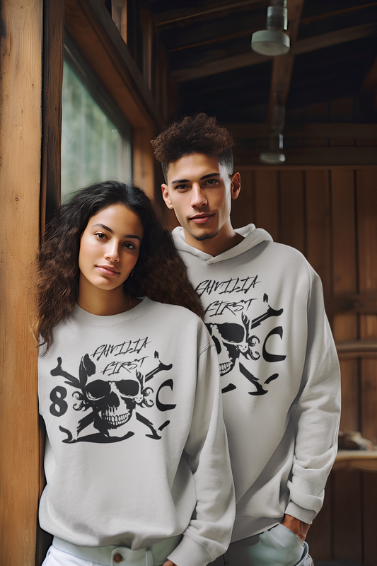 Skull Pullover Sweatshirt